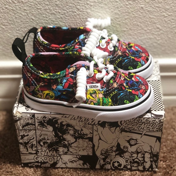 vans toddler marvel shoes
